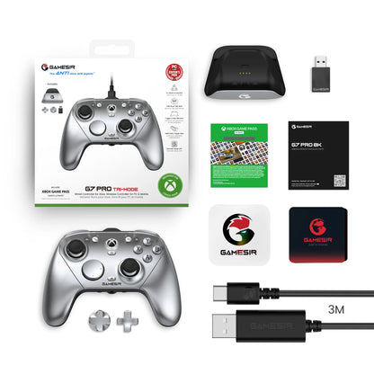 GameSir G7 Pro Xbox Series X|S Controller with TMR Sticks, Hall Effect Triggers, Magnetic Faceplates, Gyro, Smart Charging Dock