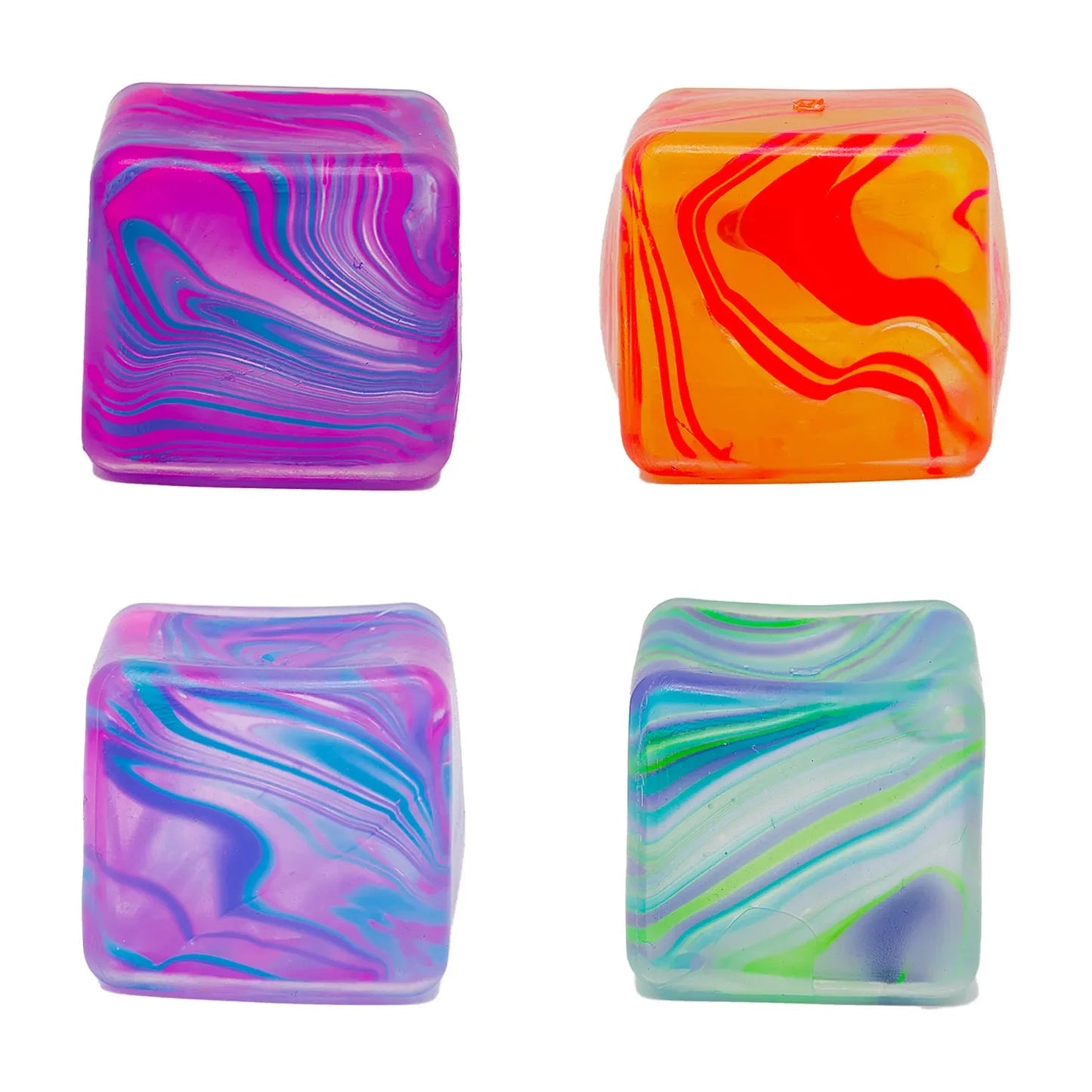 Needoh Soft and Glutinous Sensory Stress-relief Toy Cube Filled with Gel Stretchable Ball Soft Ice blind box Slow Rebound