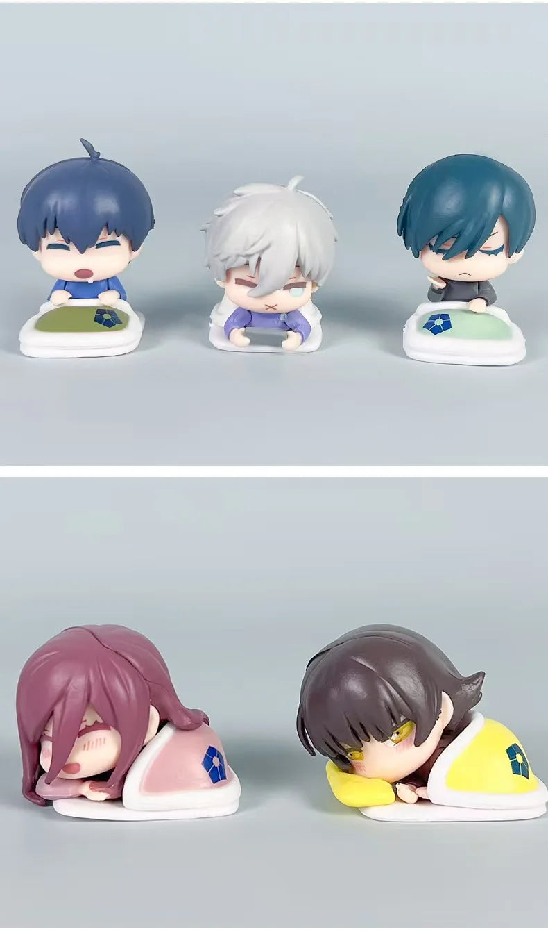 Anime BLUE LOCK Figure Football Comic Isagi Yoichi Bachira Meguru Nagi Seishiro Mikage Reo PVC Model Room Decor For BIrthday Gif