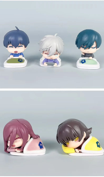 Anime BLUE LOCK Figure Football Comic Isagi Yoichi Bachira Meguru Nagi Seishiro Mikage Reo PVC Model Room Decor For BIrthday Gif
