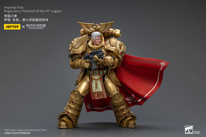 JOYTOY Warhammer 40k 1/18 Action Figures Anime 18cm Imperial Fists Rogal Dorn, Primarch of the Vllth Legion