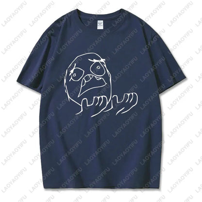 Derp and Derphina Classics Shirt Couple Shirt Funny Casual Style Loungewear Comfortable Unique Print Tees Nostalgia Unisex Tops