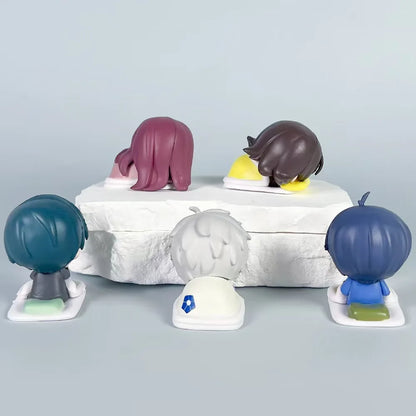 Anime BLUE LOCK Figure Football Comic Isagi Yoichi Bachira Meguru Nagi Seishiro Mikage Reo PVC Model Room Decor For BIrthday Gif