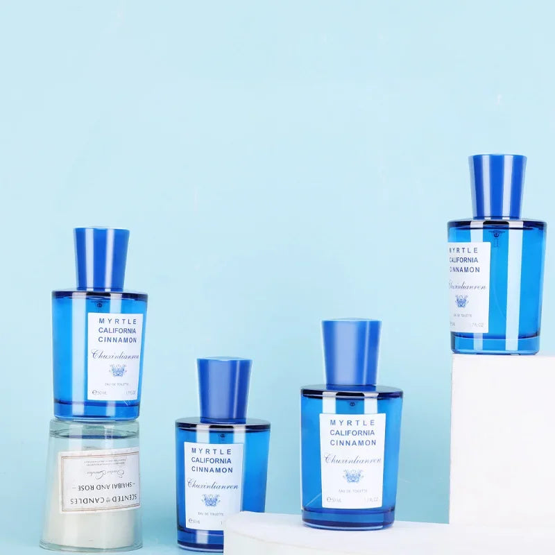 First Love Cologne Perfume Blue Lover Ocean Scent Parfum Spray Luxury Blue Mediterranean Sandalwood Long-lasting Eau De Toilette