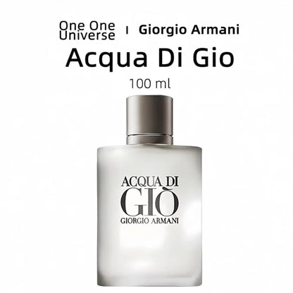 Armani Acqua di Gio EDT 100ml for Men Giorgio Armani Classic Fresh Aquatic Woody Scent Long Lasting Light Perfume Cologne Spray