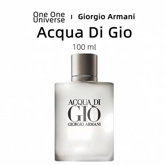 Armani Acqua di Gio EDT 100ml for Men Giorgio Armani Classic Fresh Aquatic Woody Scent Long Lasting Light Perfume Cologne Spray