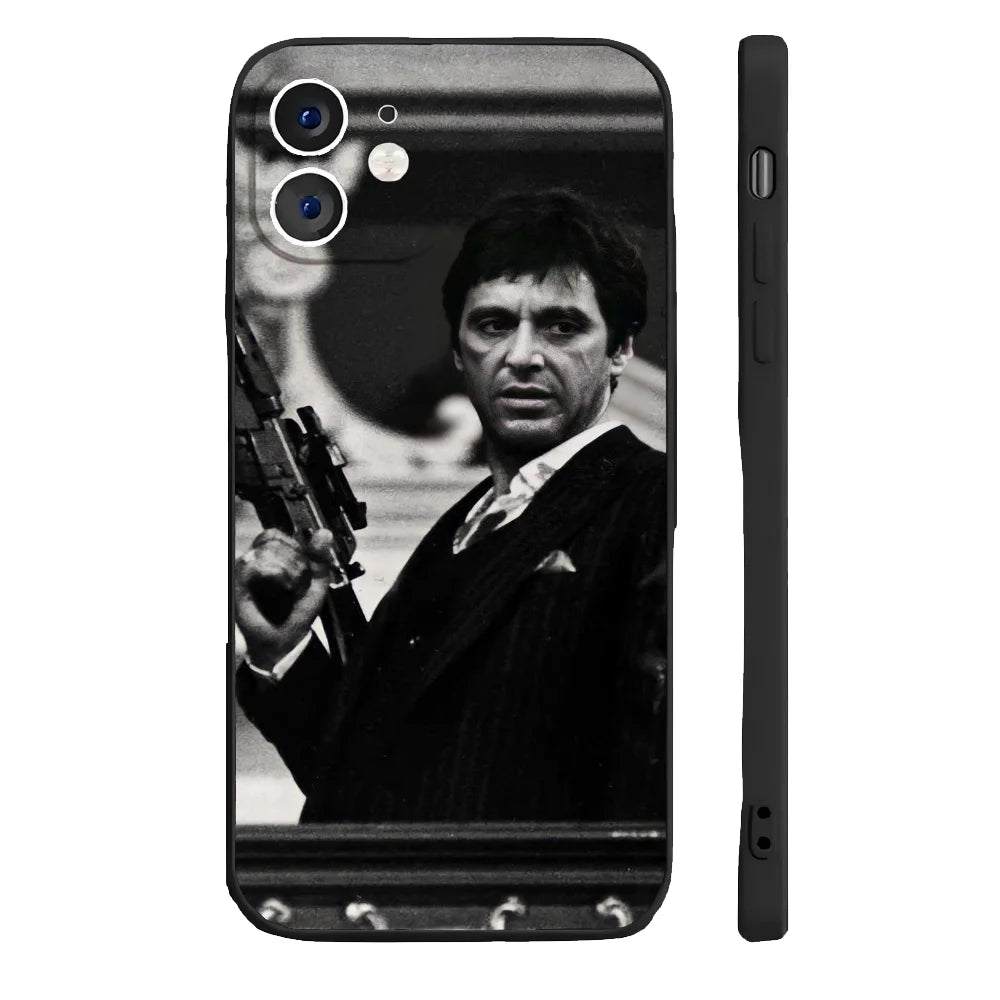 T-Tony M-Montana S-Scarface Phone Case For iPhone 17 16 15 11 12 14 13 Pro Max Mini X XR 7 8 Plus SE4 17E Shockproof Soft Cover