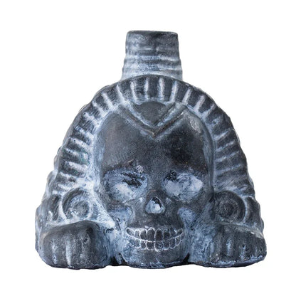 Authentic Aztec Whistle Loud Spookys Aztec Scary Death Whistle Realistic Human Screaming Aztec Ghost War Whistle Skull Head Toy