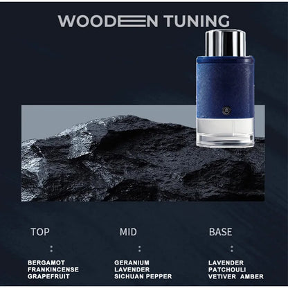 Brand Explorer Men's Cologne Perfume 100ml Woody Eau De Parfum Vetiver Leather Lemon & Sage Lasting Masculine Fragrance For Men
