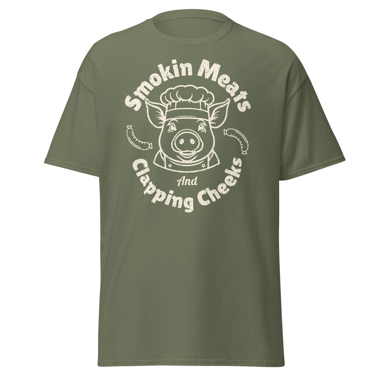 Smokin' Meats Tee | Funny Easter Gift for BBQ Lovers